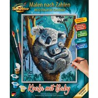 Schipper 609240907 - Malen nach Zahlen, Koala mit Baby, 24x30cm Schipper 609240907 - Malen nach Zahlen, Koala mit Baby, 24x30cm von Simba Toys