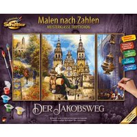 Schipper 609260854 - Malen nach Zahlen, Der Jakobsweg, Triptychon, 50 x 80 cm Schipper 609260854 - Malen nach Zahlen, Der Jakobsweg, Triptychon, 50 x 80 cm von Simba Toys