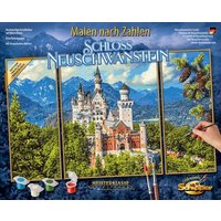 Schipper Malen-nach-Zahlen - Triptychon - Schloss Neuschwanstein von Simba Toys