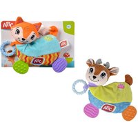 Simba 104010117 - ABC Forest Friends Plüsch Zahnhilfe, Greifling, 20 cm, 1 Stück (Farbauswahl nicht möglich!) von Simba Toys