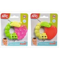 Simba 104010171 - ABC Kühlende Früchte, 2-sortiert, Apfel oder Himbeere, Zahnungshilfe, Kühlring Simba 104010171 - ABC Kühlende Früchte, 2-sortiert, Apfel oder Himbeere, Zahnungshilfe, Kühlring von Simba Toys