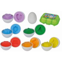 Simba 104010179 - ABC Eierformensortierer, 6 Eier von Simba Toys