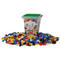 Simba 104114200 - Blox, 700 bunte Bausteine, 8er, Bausteine im Eimer von Simba Toys