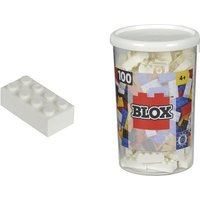 Simba 104118915 - Blox Steine in Dose, Konstruktionsspielzeug, 100, weiß von Simba Toys GmbH & Co. KG