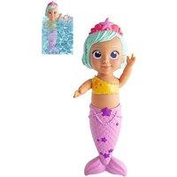 Simba 105030007 - New Born Baby Meerjungfrau, Badepuppe mit Farbwechsel, 30 cm von Simba Toys
