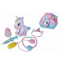 Simba 105542140 - Doktorkoffer mit Plüsch Einhorn, 20cm Simba 105542140 - Doktorkoffer mit Plüsch Einhorn, 20cm von Simba Toys