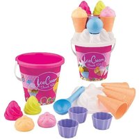 Simba 107114092 - Eimergarnitur, Sandkasten Set, 14-teilig, sortiert von Androni