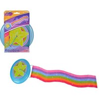 Simba 107206140 - Taildisc Rainbow, Wurfscheibe mit cooler Bedruckung und Schweif, D: 22 cm, Stern Frisbee Simba 107206140 - Taildisc Rainbow, Wurfscheibe mit cooler Bedruckung und Schweif, D: 22 cm, Stern Frisbee von Simba Toys