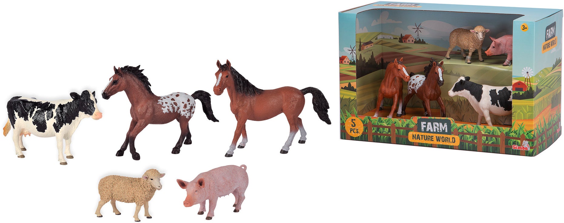 Simba Toys Bauernhoftiere 5 Teile Simba Toys Bauernhoftiere 5 Teile von Simba Toys