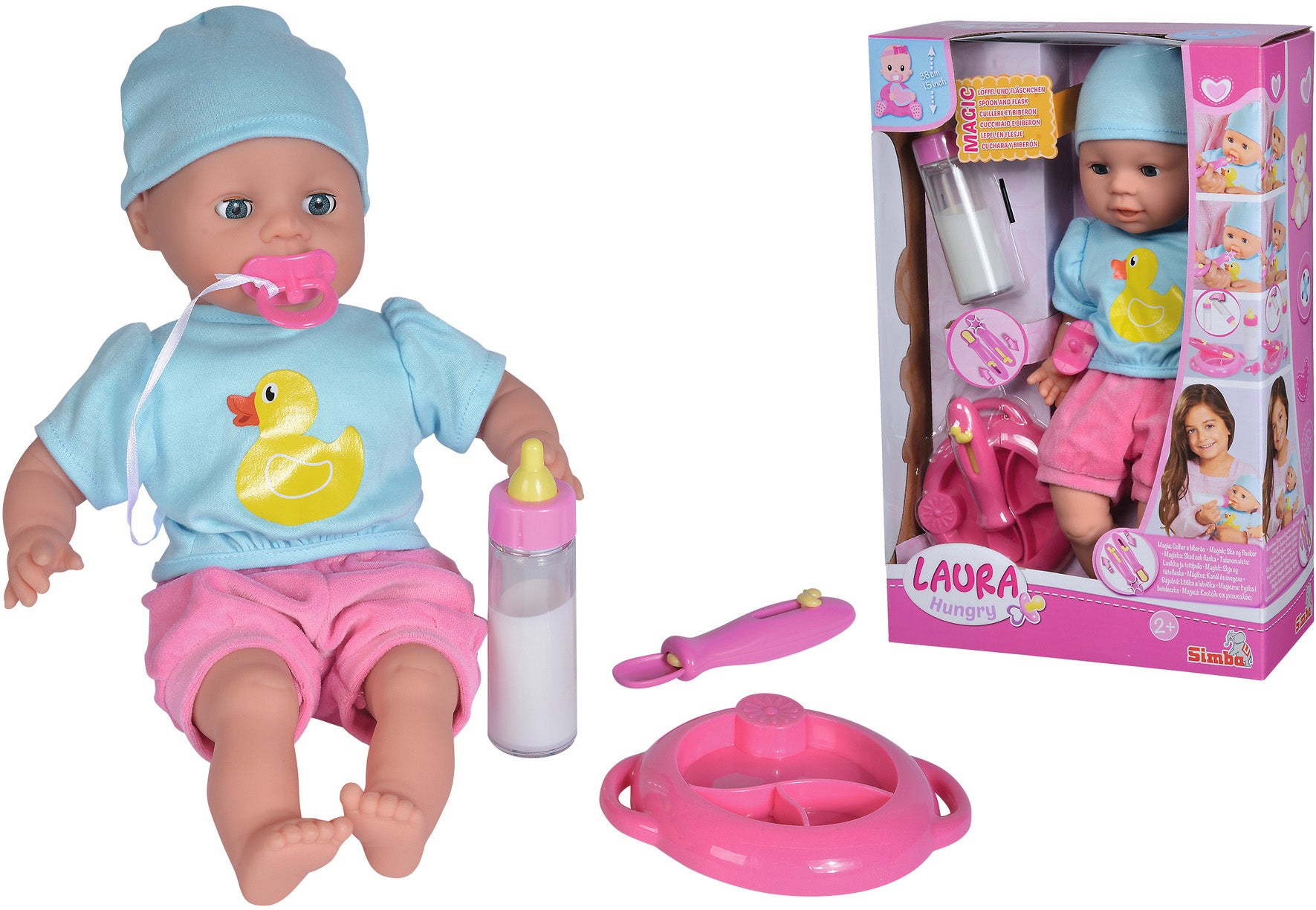 Simba Toys Puppe Laura Hungrig 38 cm Simba Toys Puppe Laura Hungrig 38 cm von Simba Toys
