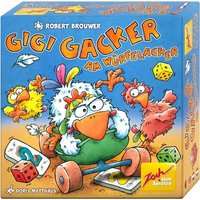 Zoch 601105222 - Gigi Gacker am Würfelacker, Würfelspiel ab 8 Jahren von Simba Toys