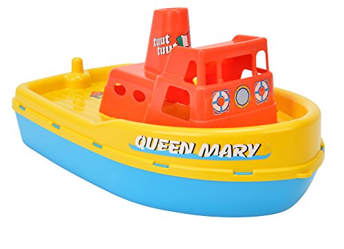 Simba 107259644 - Dampfer Queen Mary, es Wird nur EIN Artikel geliefert, Verschiedene Farbkombinationen, mit Pfeife, Länge 39cm, Sandkasten, Sandspielzeug Simba 107259644 - Dampfer Queen Mary, es Wird nur EIN Artikel geliefert, Verschiedene Farbkombinationen, mit Pfeife, Länge 39cm, Sandkasten, Sandspielzeug von Simba