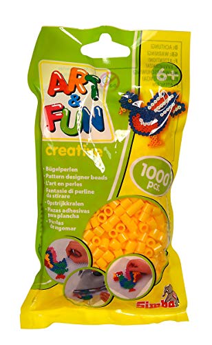 Art and Fun 1.000 Bügelperlen im Beutel gelb Art and Fun 1.000 Bügelperlen im Beutel gelb von Simba