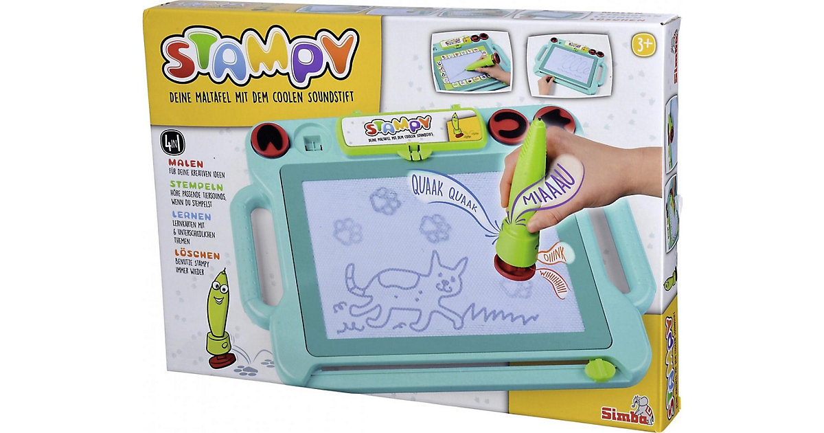 Art & Fun Stampy, 4 in 1 Zaubermaltafel mit Soundstift Art & Fun Stampy, 4 in 1 Zaubermaltafel mit Soundstift von Simba