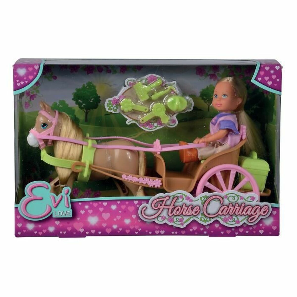 Baby-Puppe Simba Evi Love Horse Carriage Baby-Puppe Simba Evi Love Horse Carriage von Simba