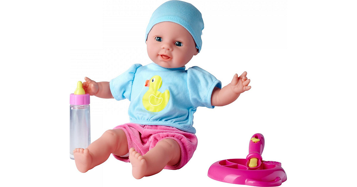 Weichkörper-Babypuppe Laura Hungry mit Schnuller und Fütterzubehör, 38 cm Weichkörper-Babypuppe Laura Hungry mit Schnuller und Fütterzubehör, 38 cm von Simba