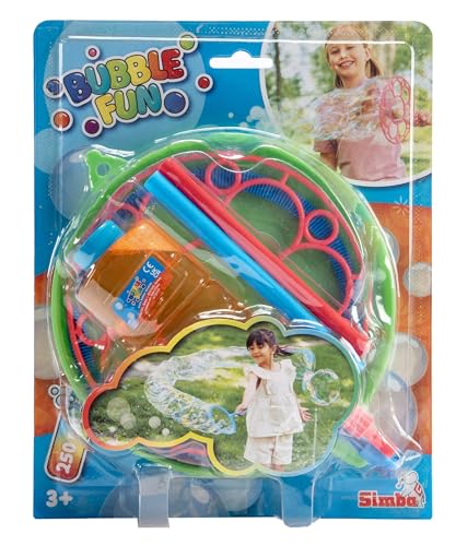 Bubble Fun Riesenseifenblasen-Set, 2 Ringe D:18cm, 250ml Lauge, ab 3 Jahren Bubble Fun Riesenseifenblasen-Set, 2 Ringe D:18cm, 250ml Lauge, ab 3 Jahren von Simba