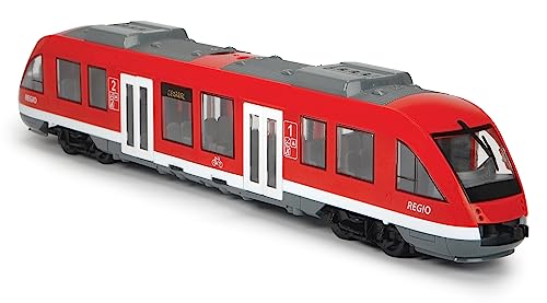 DICKIE 203748002 Toys City Train, Zug, Spielzeugzug, Bahn, Türen und Dach zum Öffnen, Interieur, Maßstab: 143, 45 cm, ab 3 Jahren von Dickie Toys