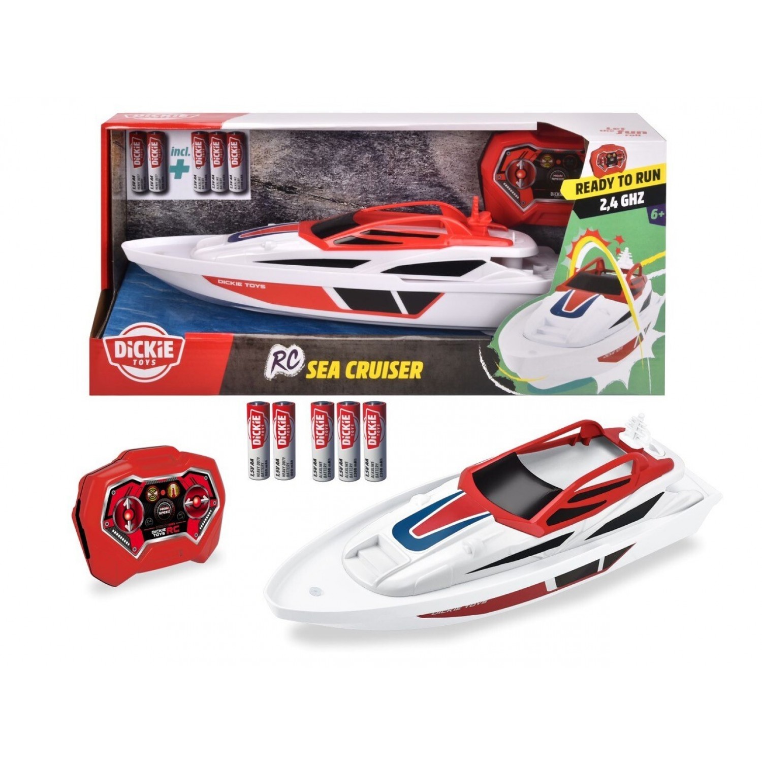 Dickie by Simba RC Sea Cruiser Boot mit Funksteuerung Dickie by Simba RC Sea Cruiser Boot mit Funksteuerung von Simba