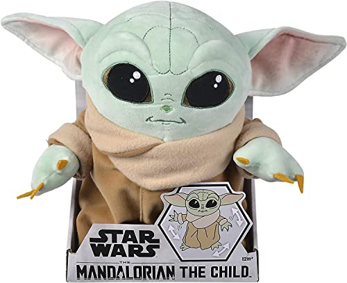 Simba 6315875802 - Mandalorian Ultimate Disney The Child Baby Yoda Plüschtier, 30 cm, in Displaybox, offizielles Lizenzprodukt, für alle Altersgruppen von Simba