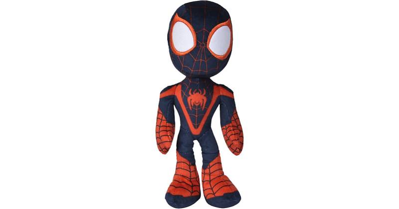 Disney Marvel Miles Morales, 25 cm Plüschfigur, leuchtet im Dunkeln mehrfarbig Modell 1 von Simba