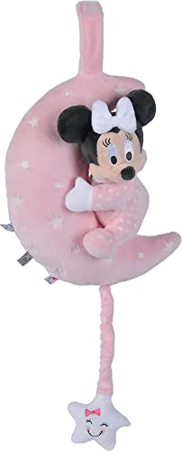 Simba 6315872507 - Disney Minnie Mouse Spieluhr Mond, Glow in the dark, Babyspielzeug, Micky Maus, ab den ersten Lebensmonaten von Simba