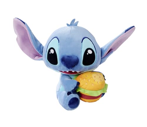 Disney Stitch mit Burger, 25cm Plüschfigur, ab den ersten Lebensmonaten geeignet Disney Stitch mit Burger, 25cm Plüschfigur, ab den ersten Lebensmonaten geeignet von Simba