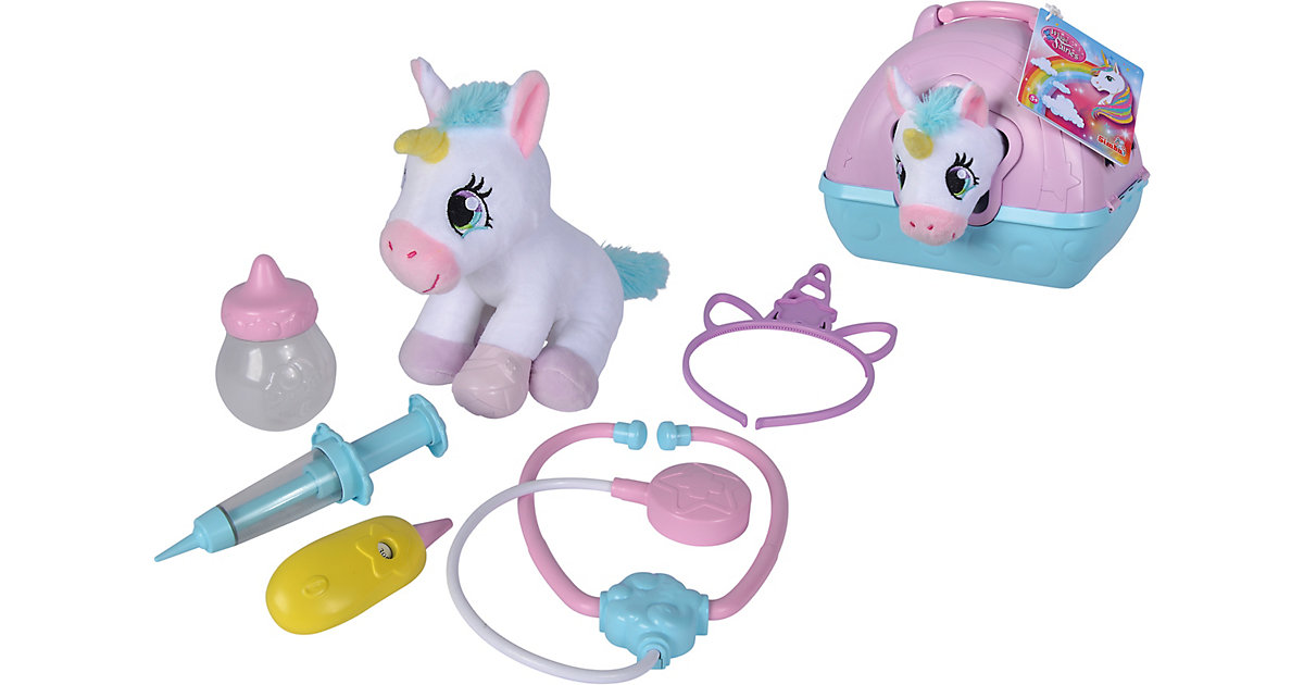 Doktorkoffer mit Plüsch Einhorn von Simba