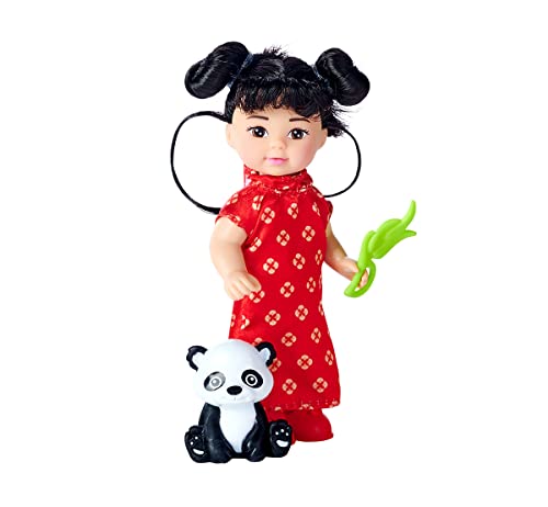 Simba 105733568 - Evi Love Animal World, Puppen im süßen Outfit, Elefant, Giraffe oder Panda, Minipuppe 12cm, 3-Fach Sortiert, es wird nur ein Artikel geliefert, ab 3 Jahren Simba 105733568 - Evi Love Animal World, Puppen im süßen Outfit, Elefant, Giraffe oder Panda, Minipuppe 12cm, 3-Fach Sortiert, es wird nur ein Artikel geliefert, ab 3 Jahren von Simba