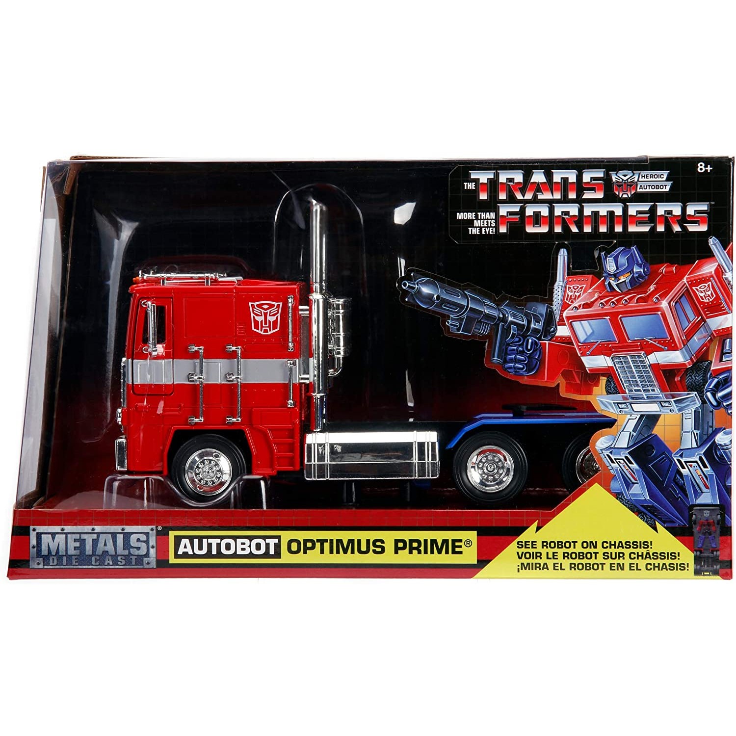 Jada Toys Transformers G1 Optimus Prime in scala 1:24 von Simba