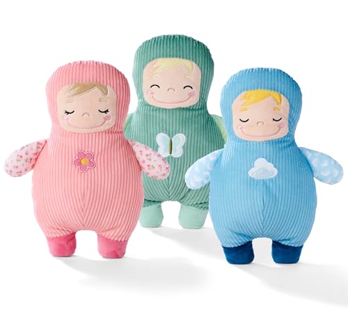 Simba, Baby Kuscheltier 30 cm, weiche und kuschelige Puppe in 3, zufällige Lieferung mit Aufhänger und Etikett, geeignet für Kinder jeden Alters (105110521) von Simba