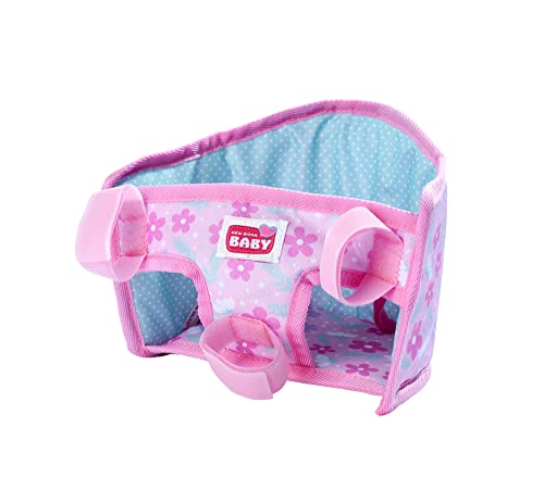 Simba 105560018 - New Born Baby Fahrradsitz mit Gurt, Puppenzubehör, Textilsitz, Sicherheitsgurt, Lenkerbefestigung mit Klett, für 30-43cm Puppen, ab 3 Jahren Simba 105560018 - New Born Baby Fahrradsitz mit Gurt, Puppenzubehör, Textilsitz, Sicherheitsgurt, Lenkerbefestigung mit Klett, für 30-43cm Puppen, ab 3 Jahren von Simba