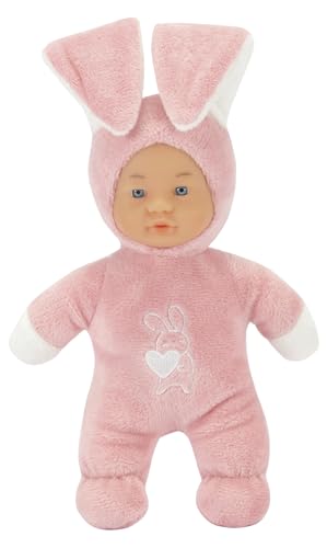 Simba Laura Funny Bunny, Weichkörperpuppe im Hasenoutfit, bei Druck auf den Bauch Stellen Sich die Ohren auf, 24cm, ab 12 Monate Simba Laura Funny Bunny, Weichkörperpuppe im Hasenoutfit, bei Druck auf den Bauch Stellen Sich die Ohren auf, 24cm, ab 12 Monate von Simba