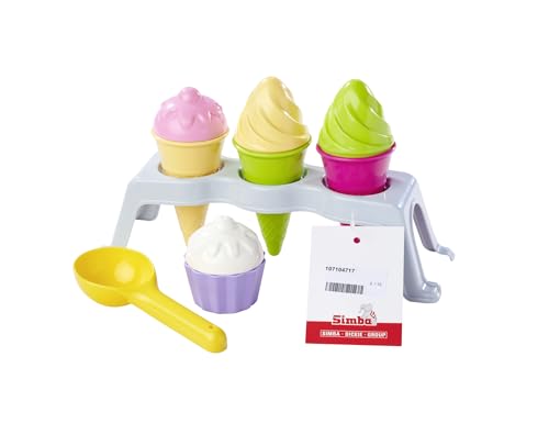 SIMBA 107104717 Eisständer, Sandkastenspielzeug, Sandspielzeug, 10 Teile, 29cm SIMBA 107104717 Eisständer, Sandkastenspielzeug, Sandspielzeug, 10 Teile, 29cm von Simba