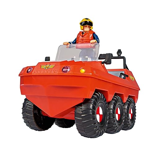 SIMBA 109251051038 Feuerwehrmann Sam Hydrus Mit Figur 20 cm Offizielles lizensiertes Feuerwehrfahrzeug fährt mit 6 Rädern, kann auf dem Wasser Schwimmen; Feuerwehrmann Spielen, Geschenk für Kinder ab SIMBA 109251051038 Feuerwehrmann Sam Hydrus Mit Figur 20 cm Offizielles lizensiertes Feuerwehrfahrzeug fährt mit 6 Rädern, kann auf dem Wasser Schwimmen; Feuerwehrmann Spielen, Geschenk für Kinder ab von Simba