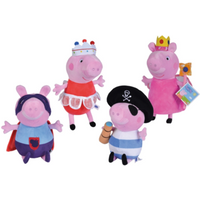 SIMBA 109261001 Peppa Pig Plüsch Kostümfreunde, 4-fach sortiert von Simba