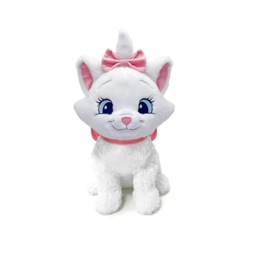 Disney Klassik Refresh Marie, 25cm Plüschtier, ab den ersten Lebensmonaten geeignet, Weiß von Simba