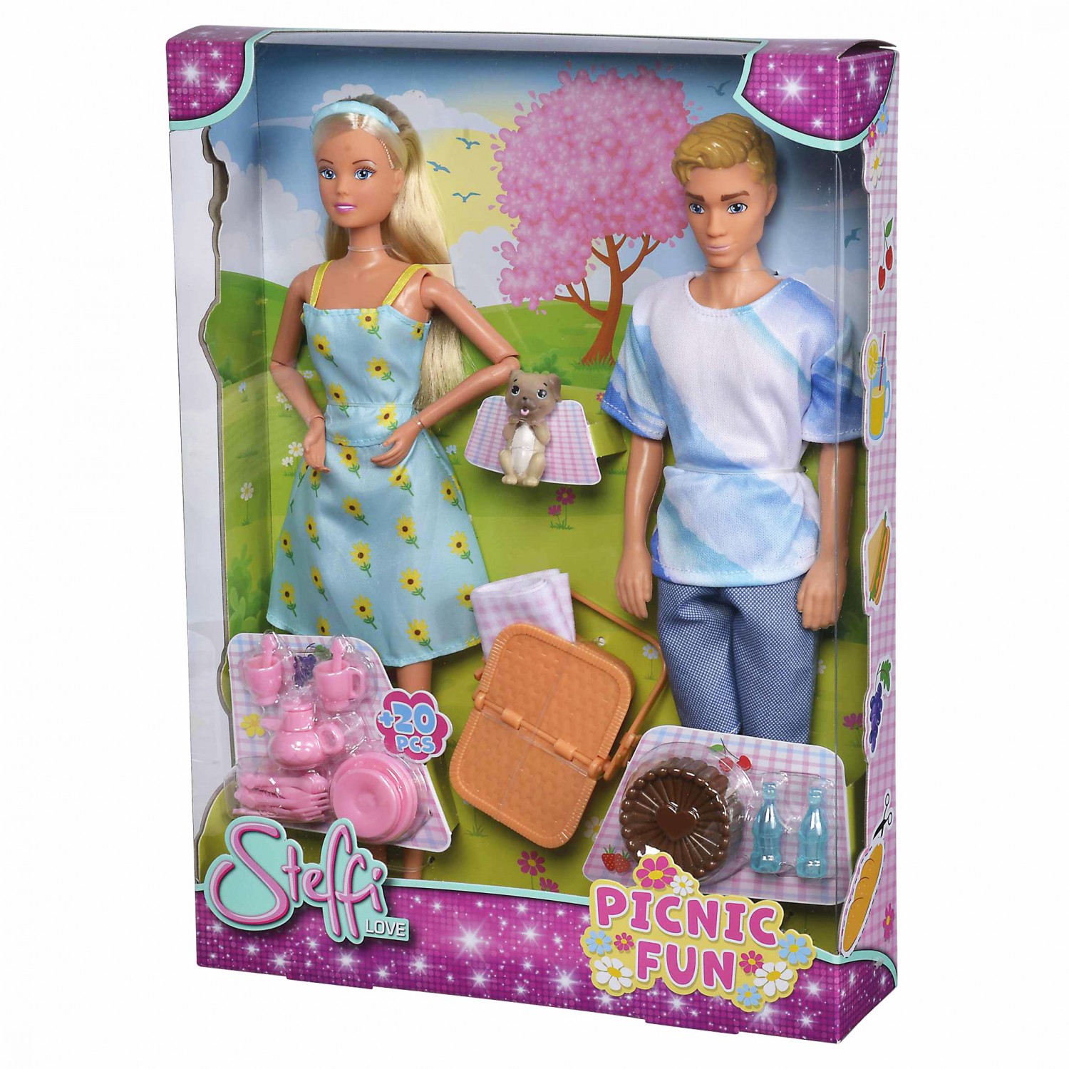 Set Bambole Simba Steffi Love Picnic Fun Set Bambole Simba Steffi Love Picnic Fun von Simba