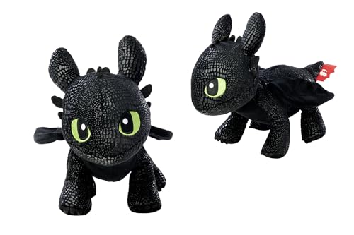 Simba, 6305875346NPB, Nicotoys Dragon Zahnlose Plüschfigur, exklusives und detailliertes Design, strapazierfähiger Stoff, 25 cm Simba, 6305875346NPB, Nicotoys Dragon Zahnlose Plüschfigur, exklusives und detailliertes Design, strapazierfähiger Stoff, 25 cm von Simba