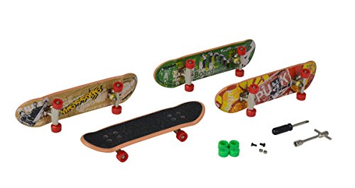 Simba 103302163 - Finger Skateboard 4er Set von Simba