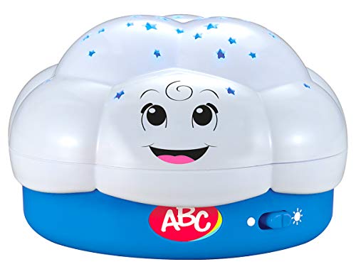 Simba 104010190 - ABC Baby Nachtlicht mit Spieluhr, Wolke, mit Schlaflied "Guten Abend Gute Nacht", 12cm, ab den ersten Lebensmonaten von Simba