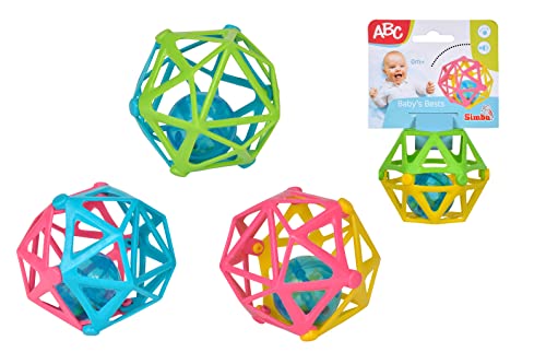 Simba 104012045 - ABC Weicher Greifball, Rassel im Inneren, Babyspielzeug, 4-Fach Sortiert, Es Wird nur EIN Artikel geliefert Simba 104012045 - ABC Weicher Greifball, Rassel im Inneren, Babyspielzeug, 4-Fach Sortiert, Es Wird nur EIN Artikel geliefert von Simba
