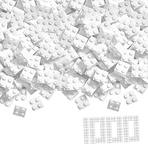 Simba 104114119 - Blox, 1000 weiße Bausteine für Kinder ab 3 Jahren, 4er Steine, im Karton, vollkompatibel mit vielen anderen Herstellern von Simba