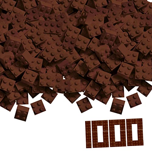 Simba 104114553 - Blox, 1000 braune Bausteine für Kinder ab 3 Jahren, 4er Steine, im Karton, hohe Qualität, vollkompatibel mit vielen anderen Herstellern, Braun Simba 104114553 - Blox, 1000 braune Bausteine für Kinder ab 3 Jahren, 4er Steine, im Karton, hohe Qualität, vollkompatibel mit vielen anderen Herstellern, Braun von Simba