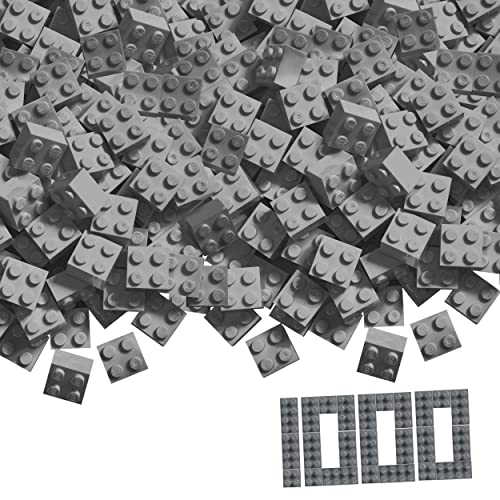 Simba 104114554 - Blox, 1000 graue Bausteine für Kinder ab 3 Jahren, 4er Steine, im Karton, hohe Qualität, vollkompatibel mit vielen anderen Herstellern, Grau Simba 104114554 - Blox, 1000 graue Bausteine für Kinder ab 3 Jahren, 4er Steine, im Karton, hohe Qualität, vollkompatibel mit vielen anderen Herstellern, Grau von Simba