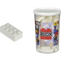 Simba 104118915 - Blox Steine in Dose, Konstruktionsspielzeug, 100, weiß von Simba Toys
