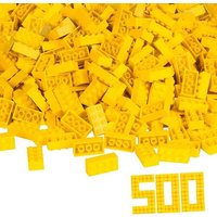 Simba 104118917 - Blox, 500 gelbe 8er Bausteine von Simba Toys
