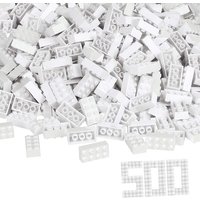 Simba 104118930 - Blox, 500 weiße 8er Bausteine von Simba Toys