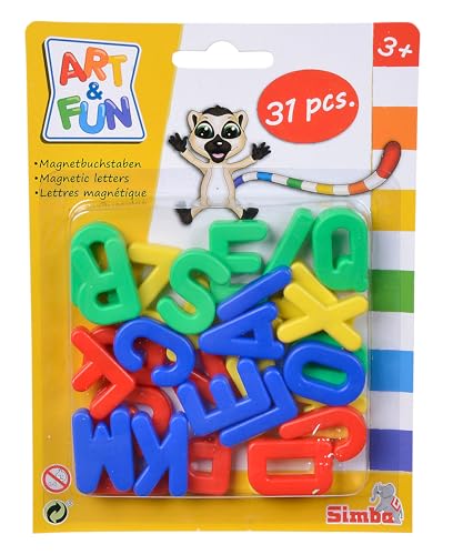 Simba 104591456 - Art & Fun Magnet-Groß-Buchstaben, 31 Teile, 3cm, Magnetbuchstaben, Alphabet, Wörter lernen, ab 3 Jahren, Klein Simba 104591456 - Art & Fun Magnet-Groß-Buchstaben, 31 Teile, 3cm, Magnetbuchstaben, Alphabet, Wörter lernen, ab 3 Jahren, Klein von Simba