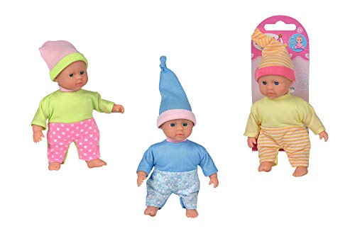 Simba 105011936 - Süße Laura, Weichkörperpuppe in verschiedenen Farben, 3-fach sortiert, es wird nur ein Artikel geliefert, 15cm, Babypuppe ab 12 Monaten Simba 105011936 - Süße Laura, Weichkörperpuppe in verschiedenen Farben, 3-fach sortiert, es wird nur ein Artikel geliefert, 15cm, Babypuppe ab 12 Monaten von Simba